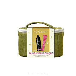 Набор Novexpert: Сыворотка-бустер с гиал.кисл. 30мл, Бальзам д/увел. объёма губ с гиал. кислотой, 8мл