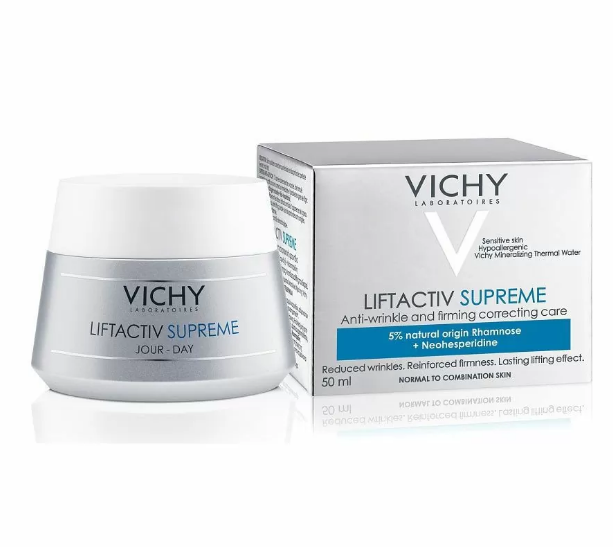 Vichy Liftactiv Supreme Крем дневной против морщин для упругости и увлажнения для нормальной и комбинированной кожи, 50 мл