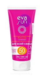 EVA SUN Солнцезащитный бальзам с витамином Е для взрослых и детей от 6 месяцев с солнцезащитным фактором 50 175 мл