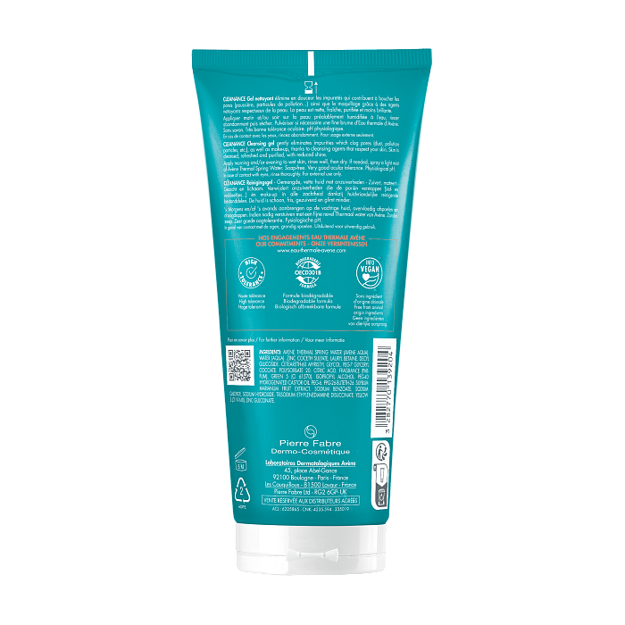 AVENE CLEANANCE Очищающий, матирующий гель, 200 мл