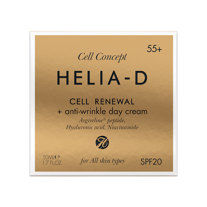 Helia-D Cell Concept «Обновление клеток» Крем дневной против морщин 55+ SPF 20 50 мл