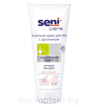 Seni Care Защитный крем для тела с аргинином 100 мл