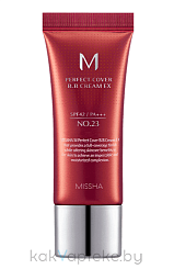 MISSHA BB-крем M Perfect Cover BB Cream EX SPF42/PA+++ No.23(Natural Beige), 20мл