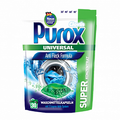 Purox Капсулы для стирки белых и цветных тканей  Universal 30шт