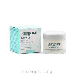 Pharmalife Research CollagenaT Hydra-Lift Day&Night Face Cream Крем увлажняющий день/ночь с морским коллагеном, гиалуроновой кислотой и церамидами 50 мл