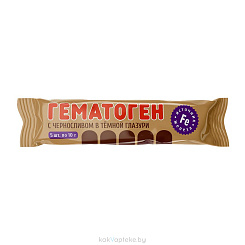 Гематоген с черносливом в темной глазури (Гематогенки) 5х10г