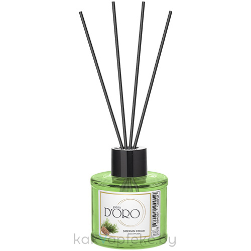 Gamma D'ORO Аромадиффузор для дома Сибирский кедр 100 мл SIBERIAN CEDAR
