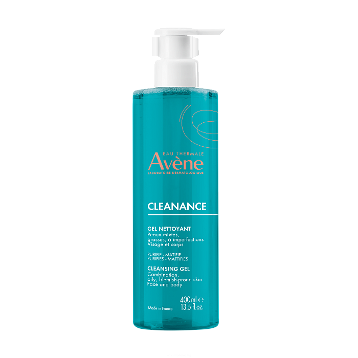AVENE CLEANANCE Очищающий, матирующий гель, 400 мл