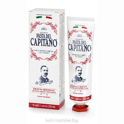 Pasta del Capitano Зубная паста «оригинальный рецепт» освежает дыхание 1905/ORIGINAL RECIPE TOOTHPASTE, 75 мл