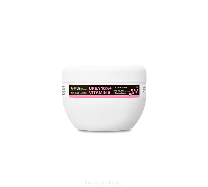 EpilProfi Крем для лица глубокого увлажнения с мочевиной 10%, 250 мл