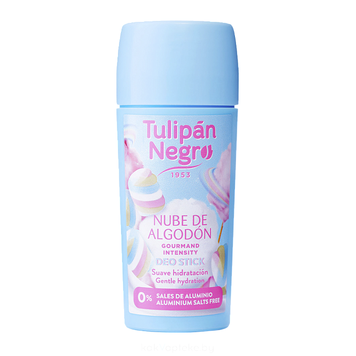Tulipan Negro Дезодорант стик Хлопковое облако/NUBE DE ALGODON, 60 мл
