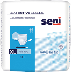 SENI ACTIVE CLASSIC extra large Трусы впитывающие для взрослых 30 шт