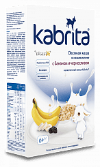Kabrita Овсяная каша на козьем молочке с бананом и черносливом (с 6 месяцев) 180г