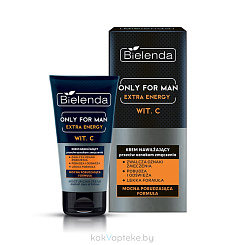 BIELENDA ONLY FOR MEN Увлажняющий крем EXTRA ENERGY, 50 мл