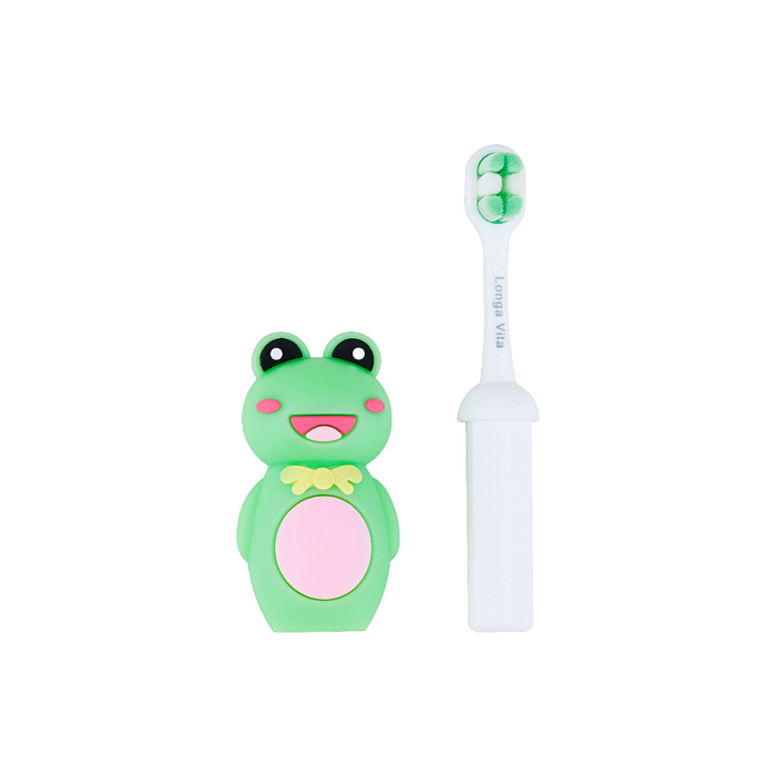 Longa Vita kids детская зубная щетка, для детей от 2-х лет, арт. F-01