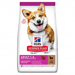 Hill's  SP Сухой корм для взрослых собак декоративных (ягненок), 1,5кг 604732