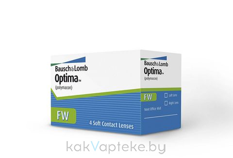 Линзы конт.мягкие: линзы Optima FW (polymacon) r8,4/d