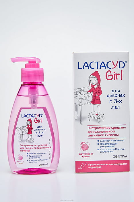 Lactacyd Girl Гель Лактацид для девочек с 3-х лет 2020 для ежедневной интимной гигиены 200 мл