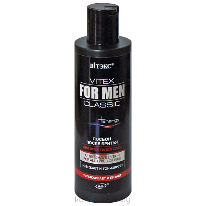 VITEX FOR MEN CLASSIC Лосьон после бритья для всех типов кожи,200 мл