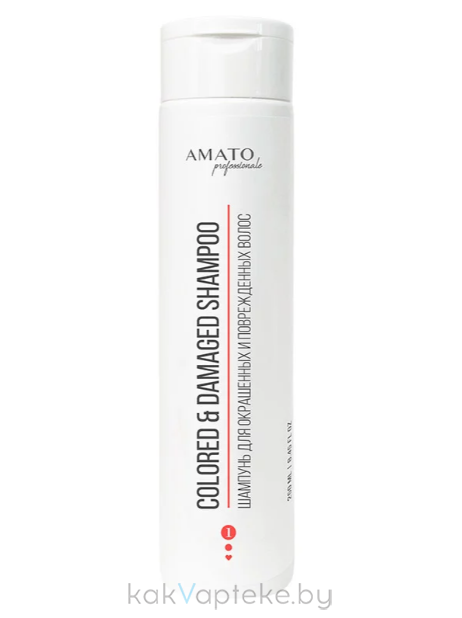 AMATO Capelli Professionate Шампунь для окрашенных и поврежденных волос Colored&Damaged Shampoo, 250 мл