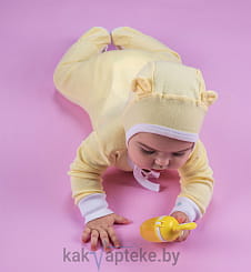 Happy Baby Чепчик детский, р-р 68 (в комплекте 2 шт), арт. 90014