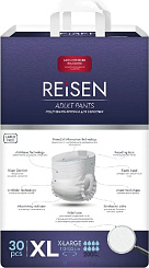 REISEN Одноразовые подгузники-трусики ( впитывающие) для взрослых р-р XL, 30 шт