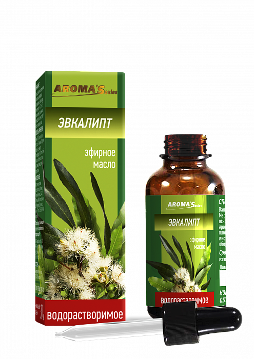 AROMA’Saules Масло эфирное водорастворимое "Эвкалипт",30 мл