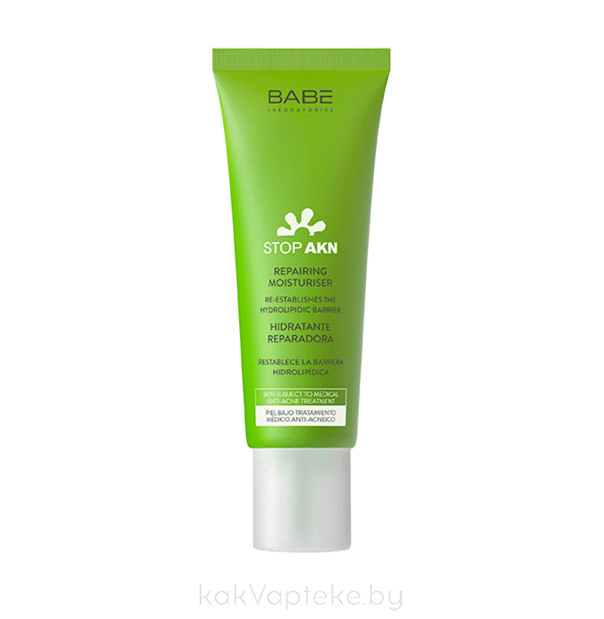 "LABORATORIOS BABE" STOP AKN Восстанавливающий увлажняющий крем / STOP AKN REPAIRING MOISTURISER 50 мл