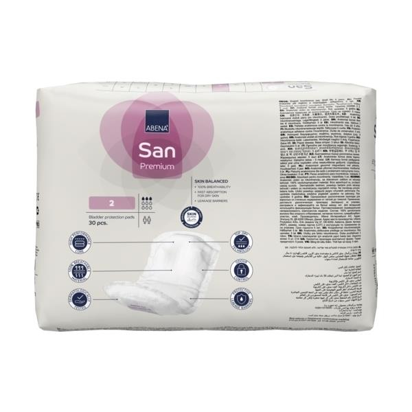 Abena San Premium Прокладки одноразовые урологические для взрослых (2), 30 шт