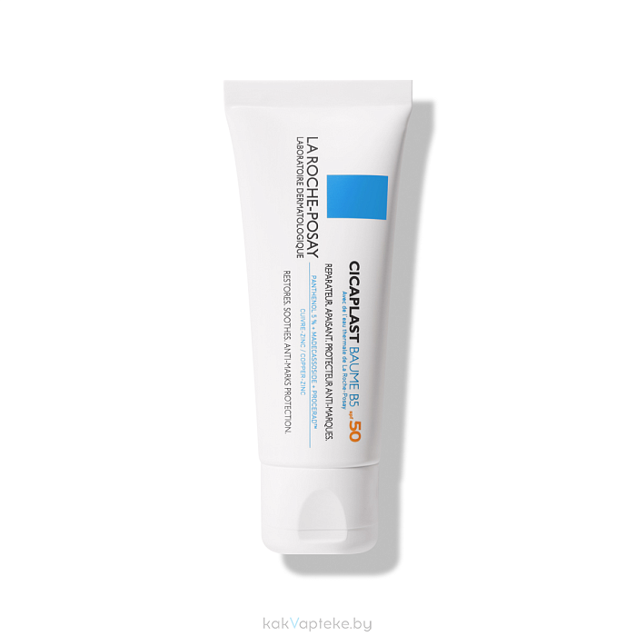 La Roche-Posay CICAPLAST B5+ Восстанавливающий успокаивающий бальзам для лица и тела SPF50, 40 мл