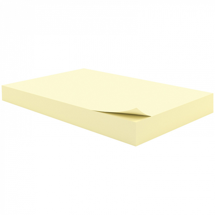 Berlingo Самоклеящийся блок, 76*51мм, 100л., жёлтый