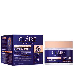 CLAIRE Collagen Active Pro Дневной крем SPF 20, 50 мл