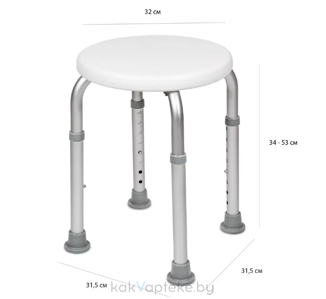 Heiler Стул для душа  ( с круглым сиденьем BA303)