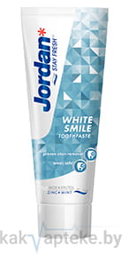 Jordan Зубная паста  Jordan White Smile 75 мл.