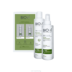 набор BIOVI Trichology: Шампунь укрепляющий против выпадения волос 250 мл + Лосьон укрепляющий против выпадения волос 200 мл