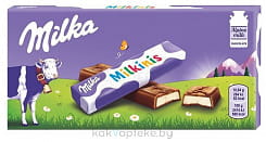 Milka Milkinis Шоколад молочный с молочной начинкой, 87,5 г