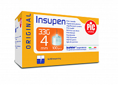 Игла для инсулиновых шприц-ручек размер G33 (0,20мм х 4 мм) № 100