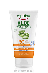 EQUILIBRA Алоэ Солнцезащитный водостойкий крем SPF 30 150 мл