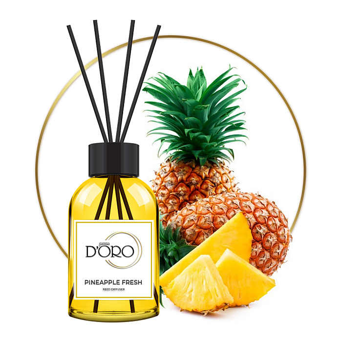 Gamma D'ORO Аромадиффузор для дома Ананасовый фреш 100 мл PINEAPPLE FRESH