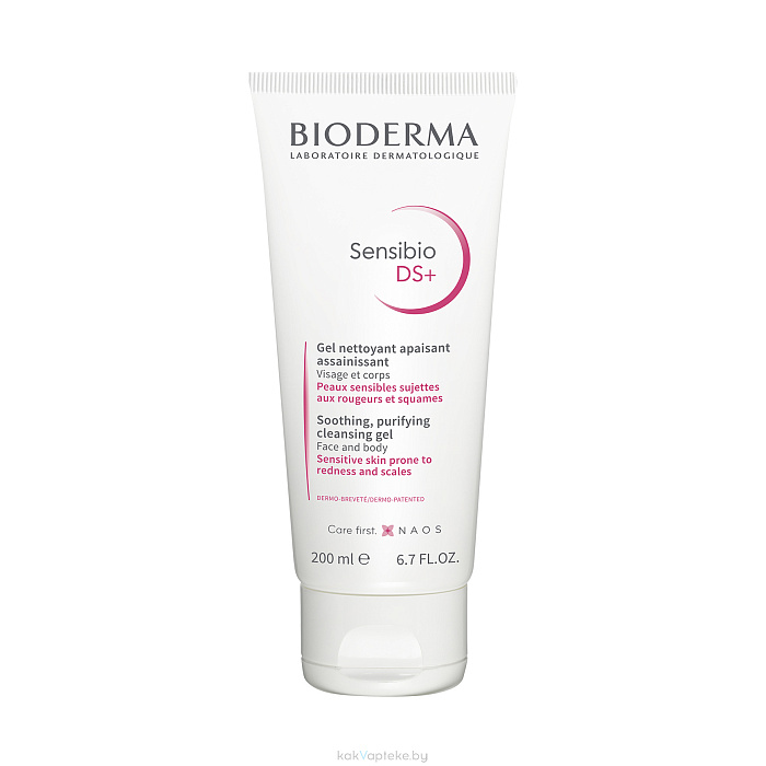 Bioderma Laboratoire Dermatologoque Сенсибио DS+ Очищающий гель 200 мл