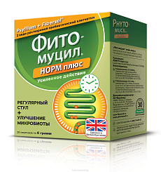 Фитомуцил Норм Плюс саше № 25