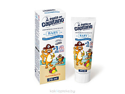 Pasta del Capitano Зубная паста детская BABY 3+ Tuttifrutti, 75 мл