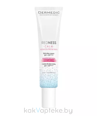 Dermedic REDNESS Питательный дневной крем UV+IR SPF20 40 мл