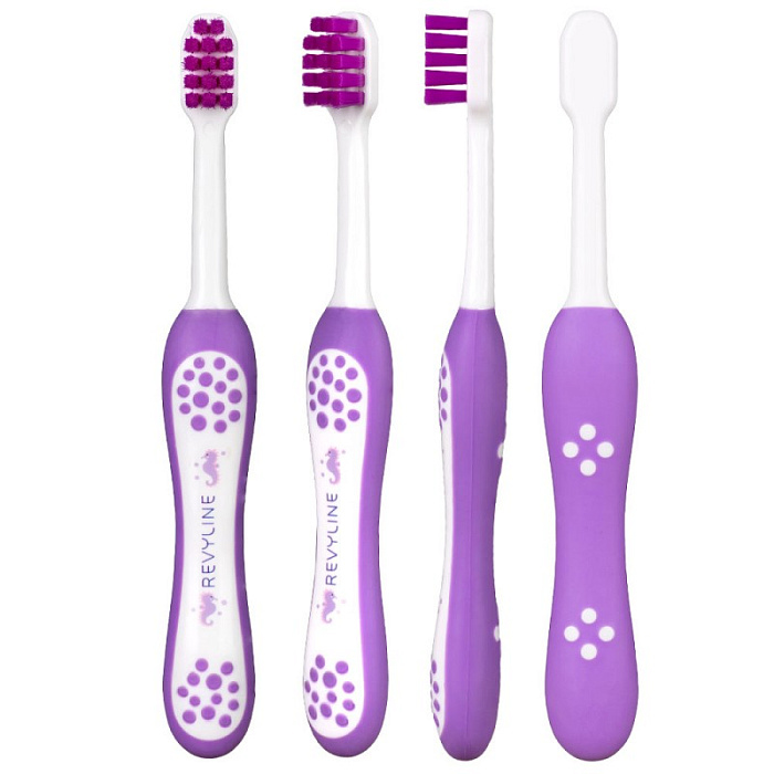 Revyline Baby S3900 Зубная щетка для детей от 0 до 3 лет (7070 фиолетовый)