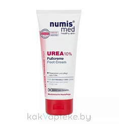 Numis med Крем для ног с 10 % мочевиной для очень сухой кожи, 100 мл