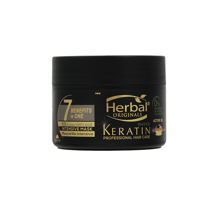 Herbal Originals Phyto Keratin Маска для интенсивного восстановления волос 7 в 1 300 мл