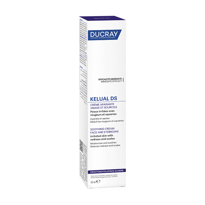 DUCRAY KELUAL DS SOOTHING CREAM Смягчающий крем для лица и бровей 40 мл