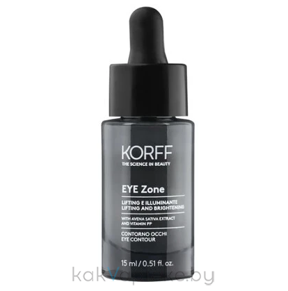 KORFF Крем-гель для кожи вокруг глаз лифтинговый и придающий сияние EYE Zone LIFTING AND BRIGHTENING EYE CONTOUR, 15 мл
