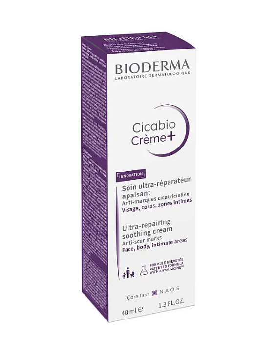 Bioderma Восстанавливающий и успокаивающий крем CICABIO КРЕМ ПЛЮС / CICABIO Creme+, 40 мл