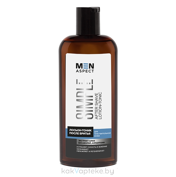 MODUM MEN ASPECT SIMPLE Лосьон-тоник после бритья для чувствительной кожи, 150 мл